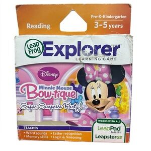 Leapfrog Explorer Disney Minnie Mouse Bow-tique Super Surprise Party Game